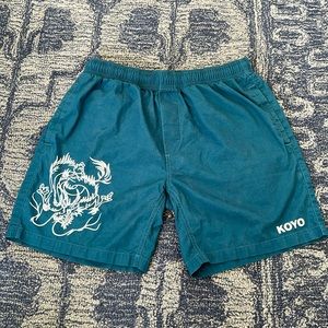 KOYO AS Colour Men’s Swim Trunks Size 30 Dark Blue/Green